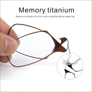 Portable Frameless Reading Glasses