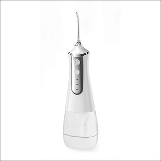 Sleek dental water flosser with 3 cleaning modes for thorough at-home oral hygiene.