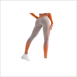 K-AROLE™ Sculpting Seamless High-Rise Leggings - Orange / S