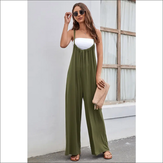 K-AROLE™️ Strap High Waist Casual Wide Leg Jumpsuit