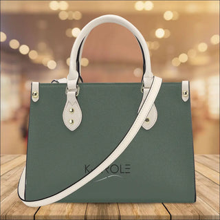 K-AROLE™️ Stylish Green Leather Satchel Bag - One Size