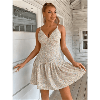 K - AROLE™️ Chic Summer Dress with Adjustable Straps - K - AROLE