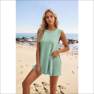 K-AROLE™️ Versatile Beach Shorts Set - Lake Water Green