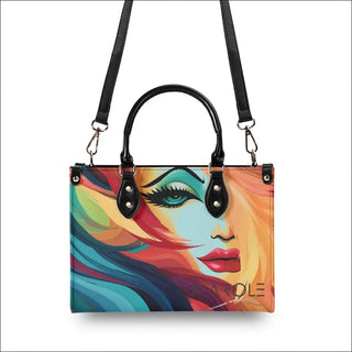 K-AROLE™️ Vibrant Multicolored Leather Tote Bag