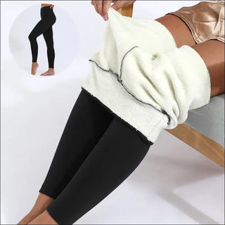 Winter Leggings Warm Thick High Stretch Lamb Cashmere