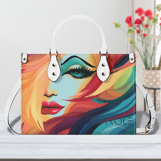 K - AROLE™️ Vibrant Multicolored Leather Tote Bag - Exquisite Artistry - K - AROLE