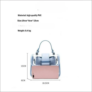 Ladies pvc transparent bag