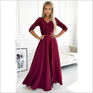 Long dress Numoco - red 2 / S