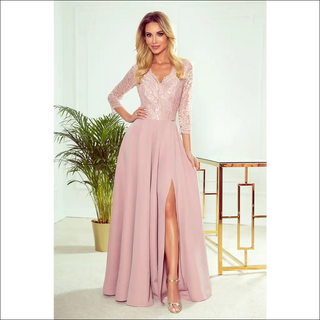 Long dress Numoco - pink / S