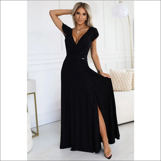 Long dress Numoco - black / XS