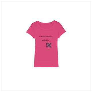 Minimalist Embroidered Crew Neck T-Shirt - K - AROLE