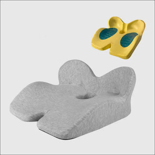 Non - Slip Memory Foam Seat Cushion Posture Correction Slow Rebound Hollow Out Design Prevent Hemorrhoids Give Birth Pain Relieve - K - AROLE