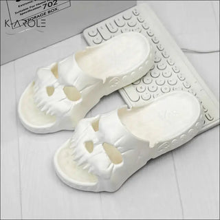 Personalized Skull Design Slippers Bathroom Indoor Outdoor