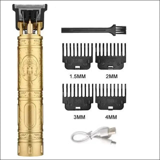 Powerful K-AROLE Electric Hair Clipper for Men - Gold Buddha