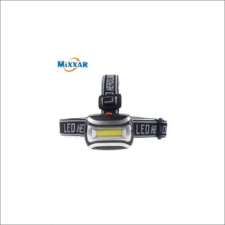 Powerful COB LED Headlight: Bright, compact headlamp with adjustable beam for outdoor activities like camping, hiking, and fishing.