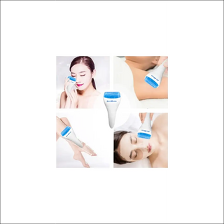 Reusable cooling facial roller and massage tool for relaxation and skin rejuvenation