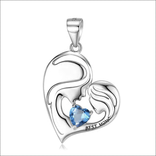 S925 Sterling Silver Best Mom Necklace Mother’s Day Series