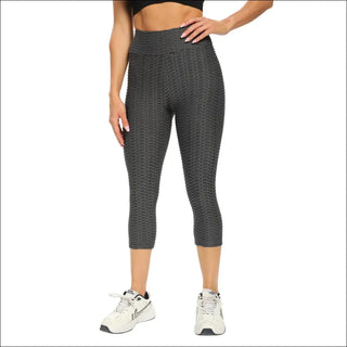 Sculpting Seamless High-Waisted Capri Leggings - Slimming