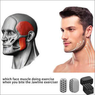 Silicone Jaw Exerciser & Jawline Fitness Tool for Toning - K - AROLE