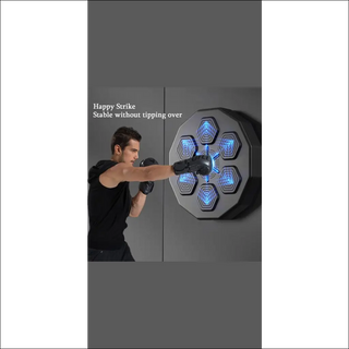 Smart boxing training target with LED lights for reaction and agility practice