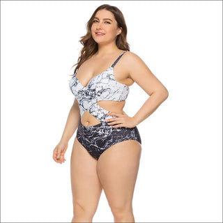 Plus size one-piece swimsuits