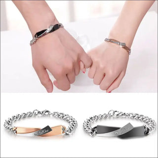 Stylish Couple Bracelets with Cross Design K-AROLE