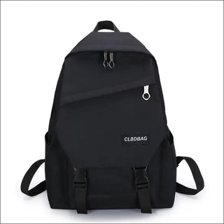 Stylish Dual-Pocket Backpack - Minimalist Canvas Travel