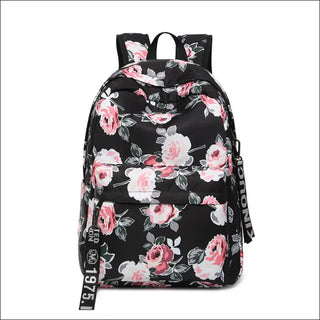 Stylish Floral Print Backpack by K-AROLE™️ - Peony