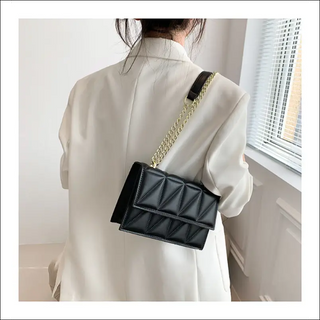 Small Square Bags Fashion Chain Crossbody Shoulder Bag -