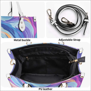 Stylish K-AROLE™️ Multicolor Wave Tote Handbag