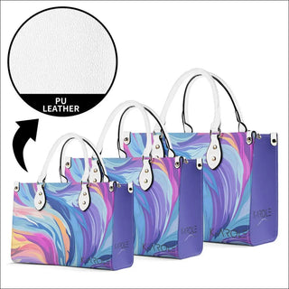 Stylish K-AROLE™️ Multicolor Wave Tote Handbag