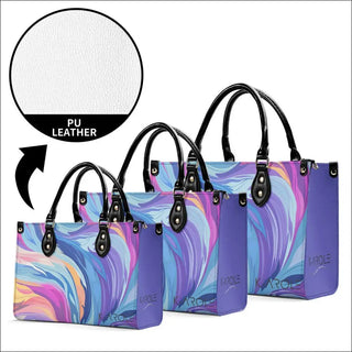 Stylish K-AROLE™️ Multicolor Wave Tote Handbag