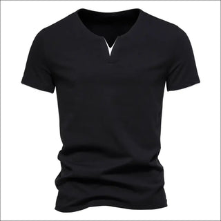 Stylish Men’s Short Sleeve V-Neck T-Shirt by K-AROLE