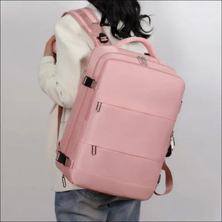 Stylish Multi-Compartment Backpack: Perfect for Travel Work