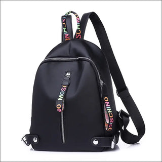 Stylish Nylon Convertible Backpack for Women - color - bags