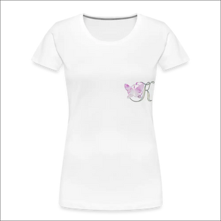 Stylish Organic Women’s Premium Pink T-Shirt - white / S