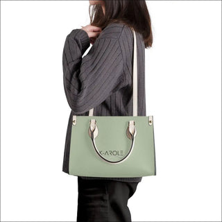 Stylish PU Tote Bag for Women with Custom Print Design