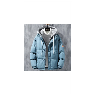 Stylish Winter Padded Jacket - Cozy & Warm Outerwear - Blue