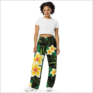 Vibrant Floral Patterned Palazzo Pants - Elevated Style