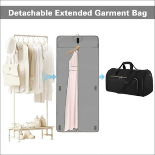 Wear-resistant Folding Storage Garment Suit Bag Crossbody