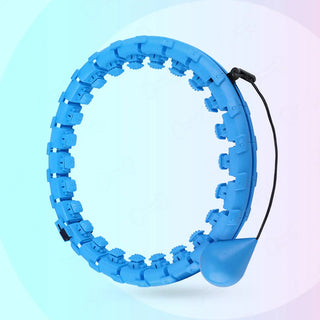 Stylish Beaded Bracelet - Blue Tones Infinity Hoop