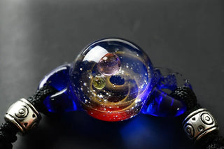 BeadyGalaxy-Glass Bead Planets Pendant for Necklace K-AROLE