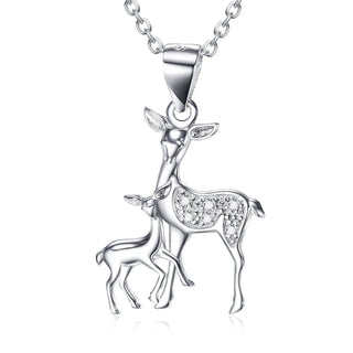 Fawn Pendant 925 Silver Necklace K-AROLE