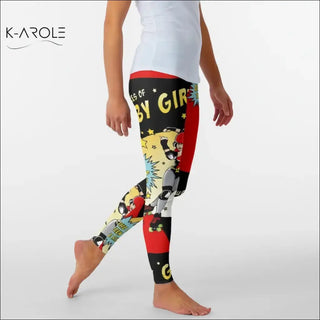 K-AROLE Legging Fashion ng Womens Star Stretch Pants K-AROLE