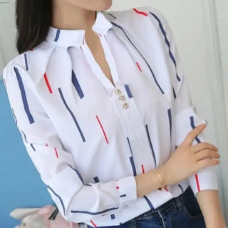 K-AROLE Women White Tops Women Blouses Fashion K-AROLE