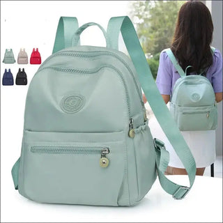 Nylon Oxford Backpack Korean Style Small Backpack Lady -